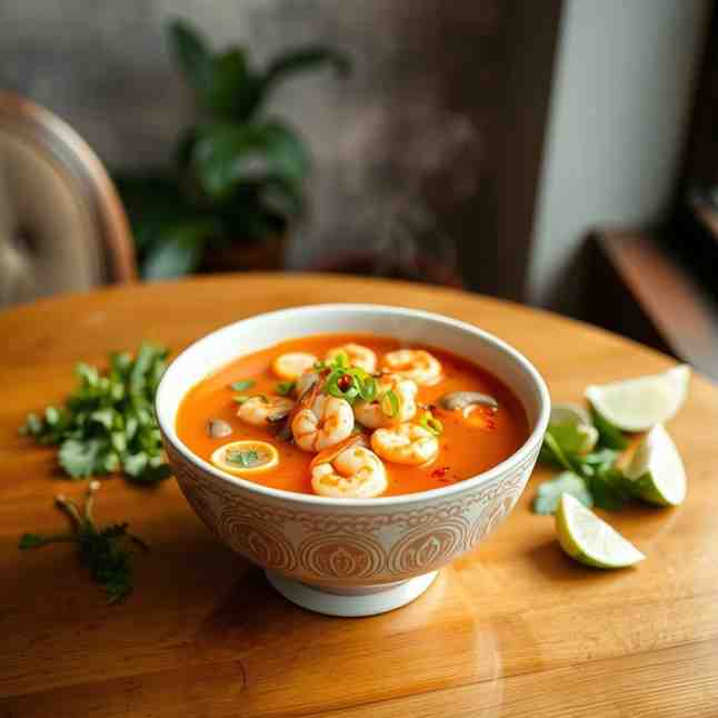 Tangy Thai Tom Yum Soup at Home